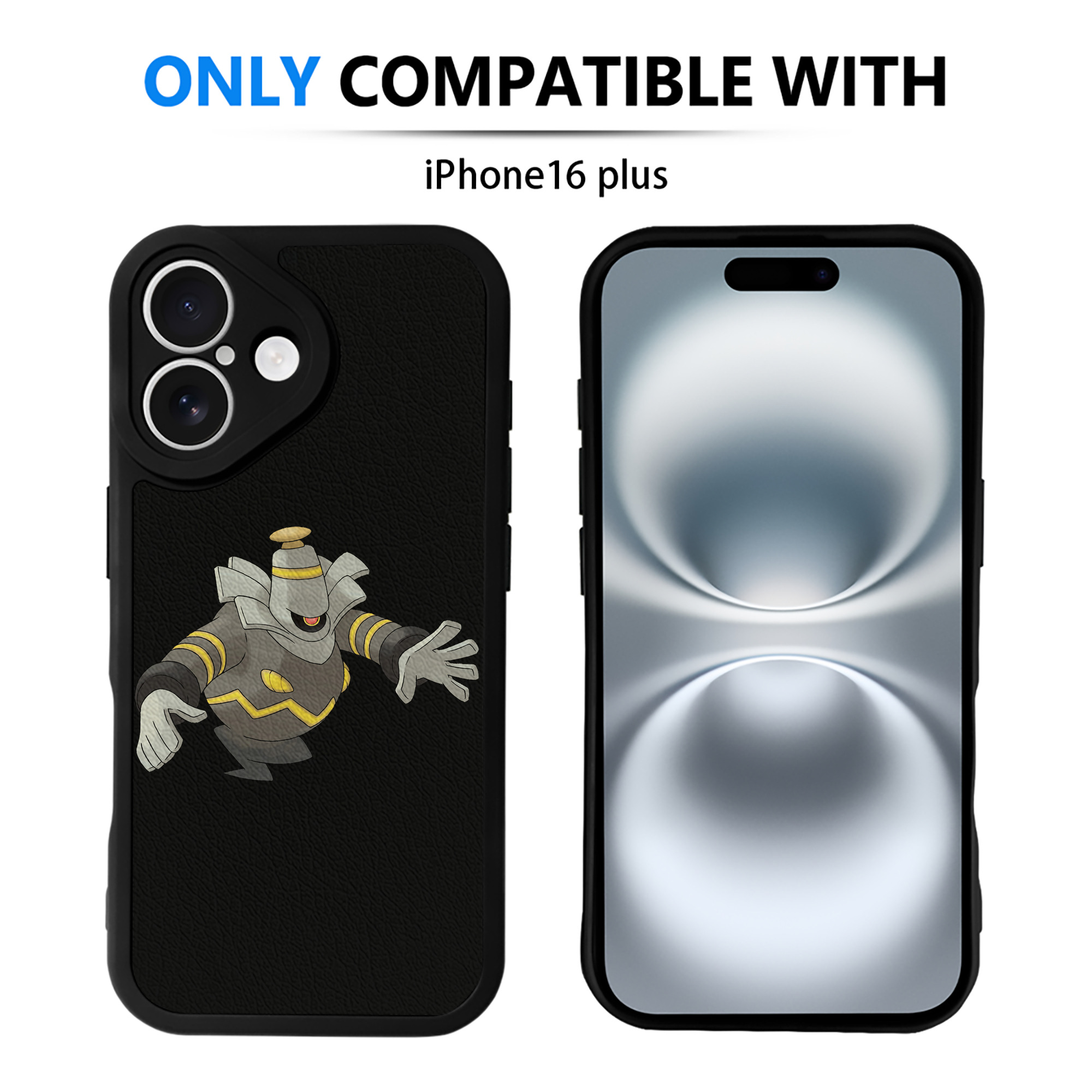 （画像用） ポケットモンスター Pokémon 【iPhone 16シリーズ対応】シリコンスマホケース（レザー調） 材質：シリコン